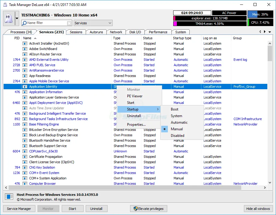 MiTeC Task Manager DeLuxe スクリーンショット 2