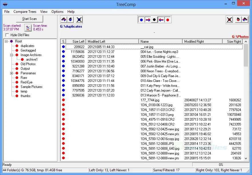 TreeComp スクリーンショット 1