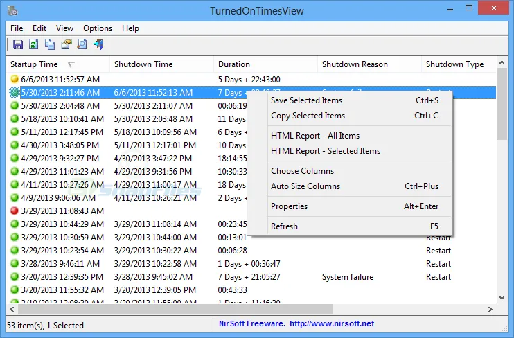 TurnedOnTimesView スクリーンショット 1