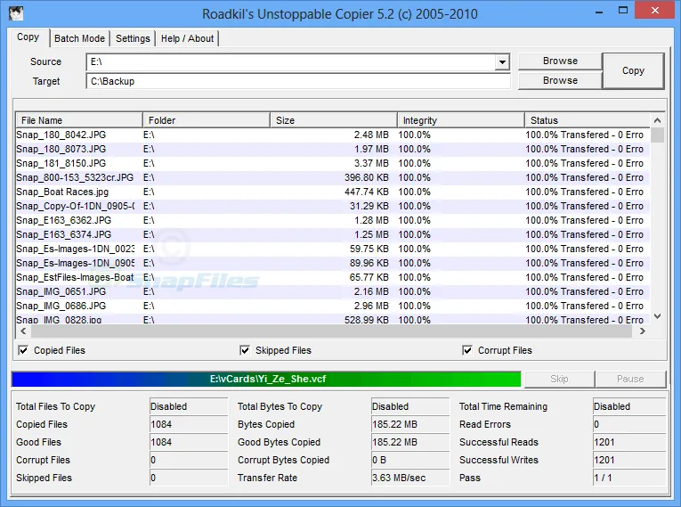 Unstoppable Copier スクリーンショット 1