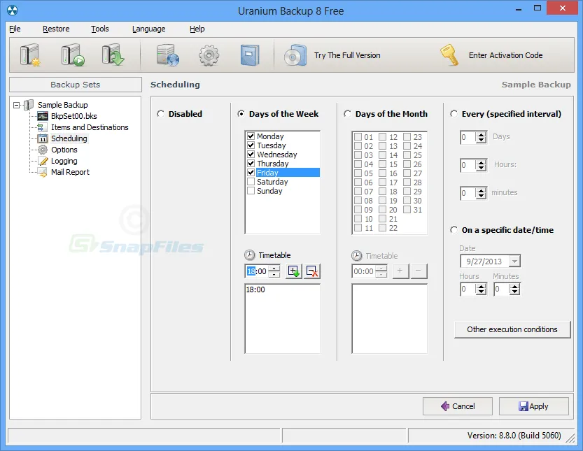 Uranium Backup Free スクリーンショット 2