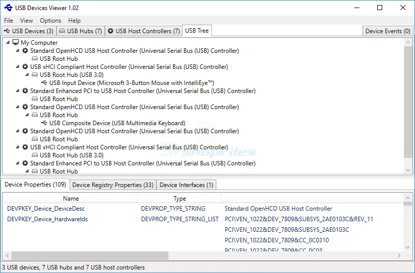 USB Devices Viewer スクリーンショット 2
