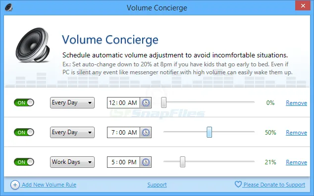 Volume Concierge スクリーンショット 1