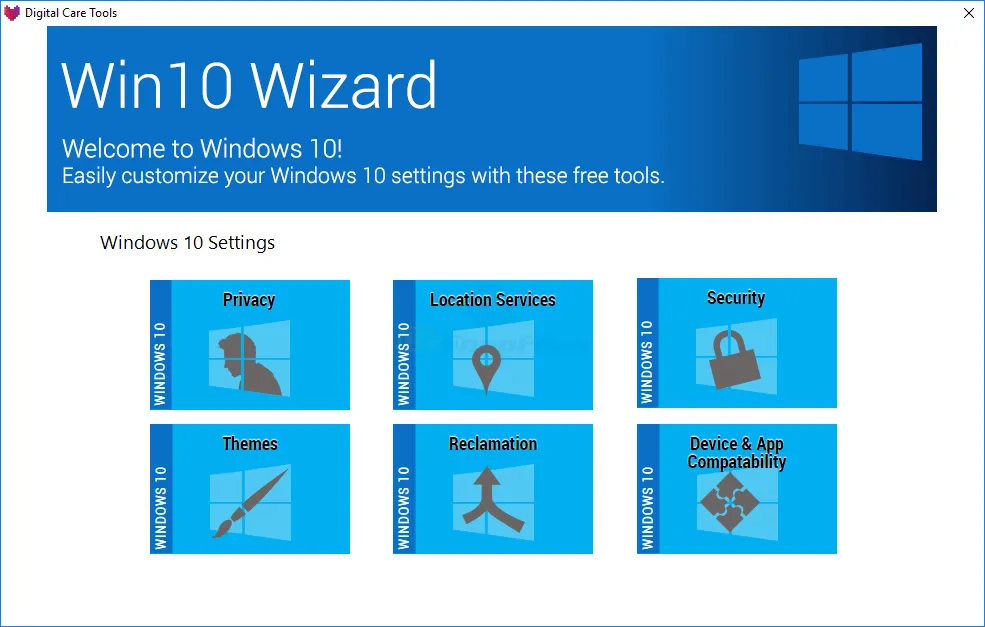 Win10 Wizard スクリーンショット 1