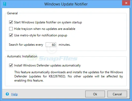 Windows Update Notifier スクリーンショット 1